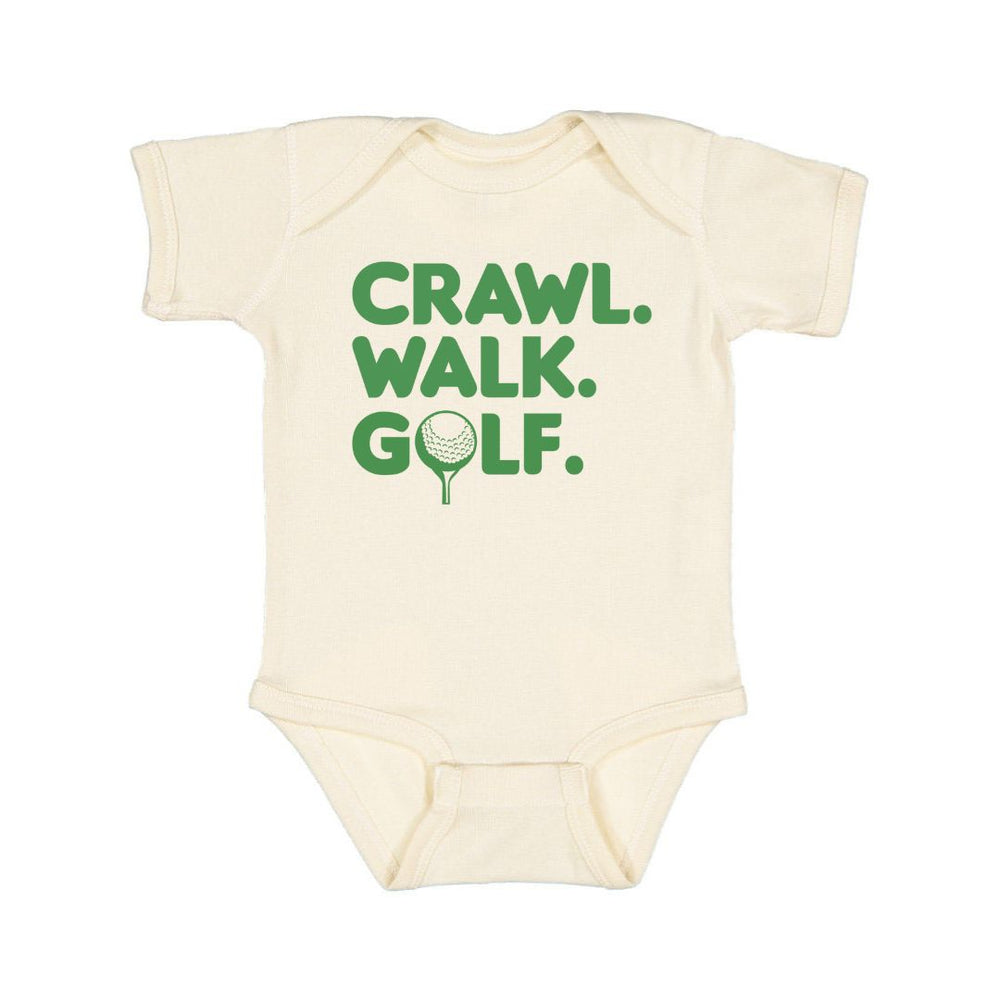 Sweet Wink - Crawl, Walk, Golf Short Sleeve Bodysuit