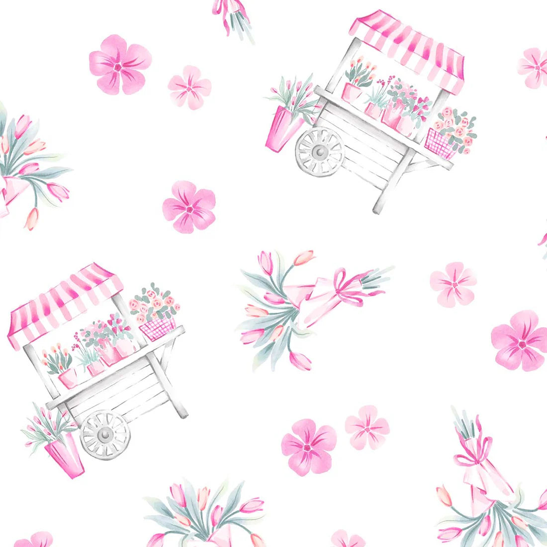 Lavender Bow - Flower Cart Headband