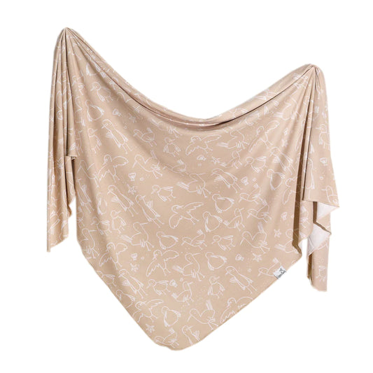 Copper Pearl - Knit Swaddle - Sandy