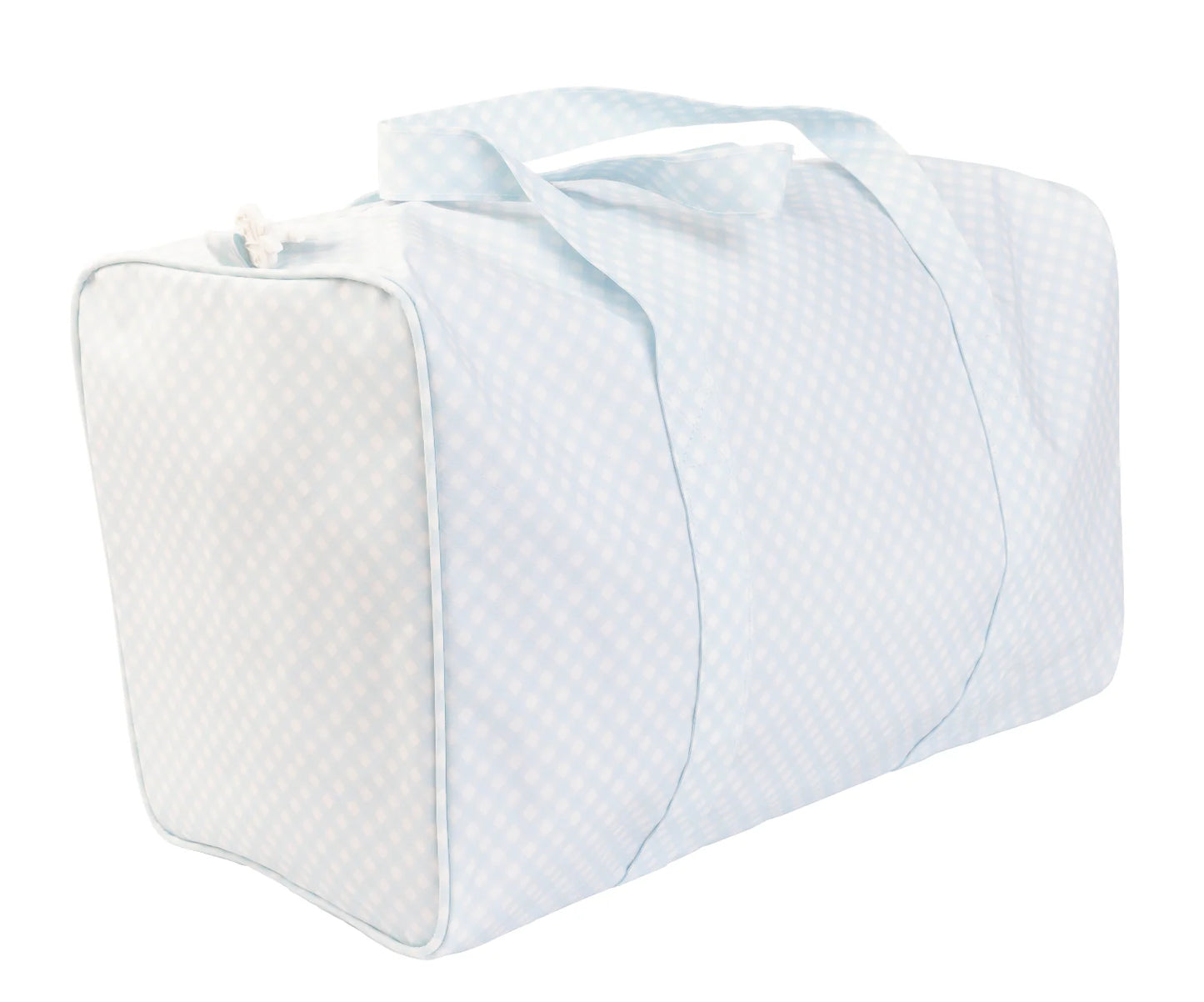 The Duffle Bag Blue Gingham