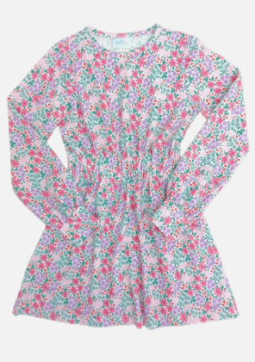 Be Elizabeth by James & Lottie - Bright Floral Pima Knit Dress