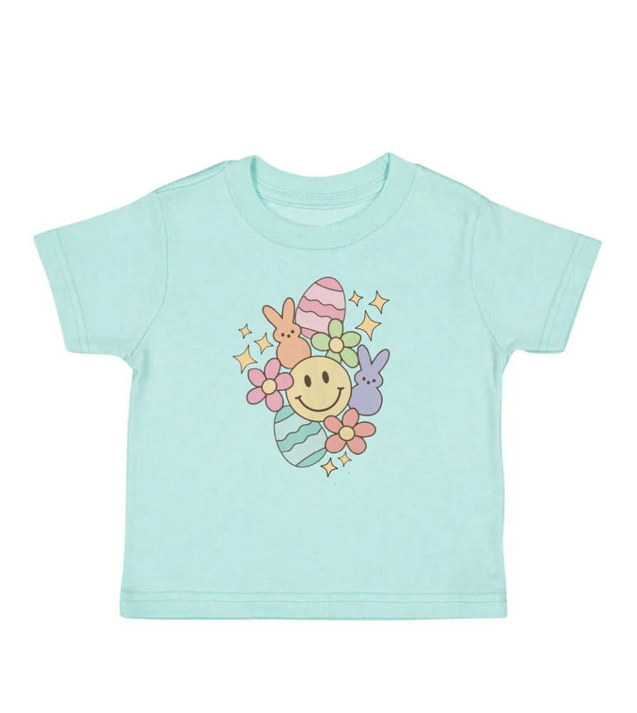 Sweet Wink - Aqua Easter Doodle SS T-Shirt
