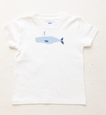 Little Paper Boat - Whale Short Sleeve Tee