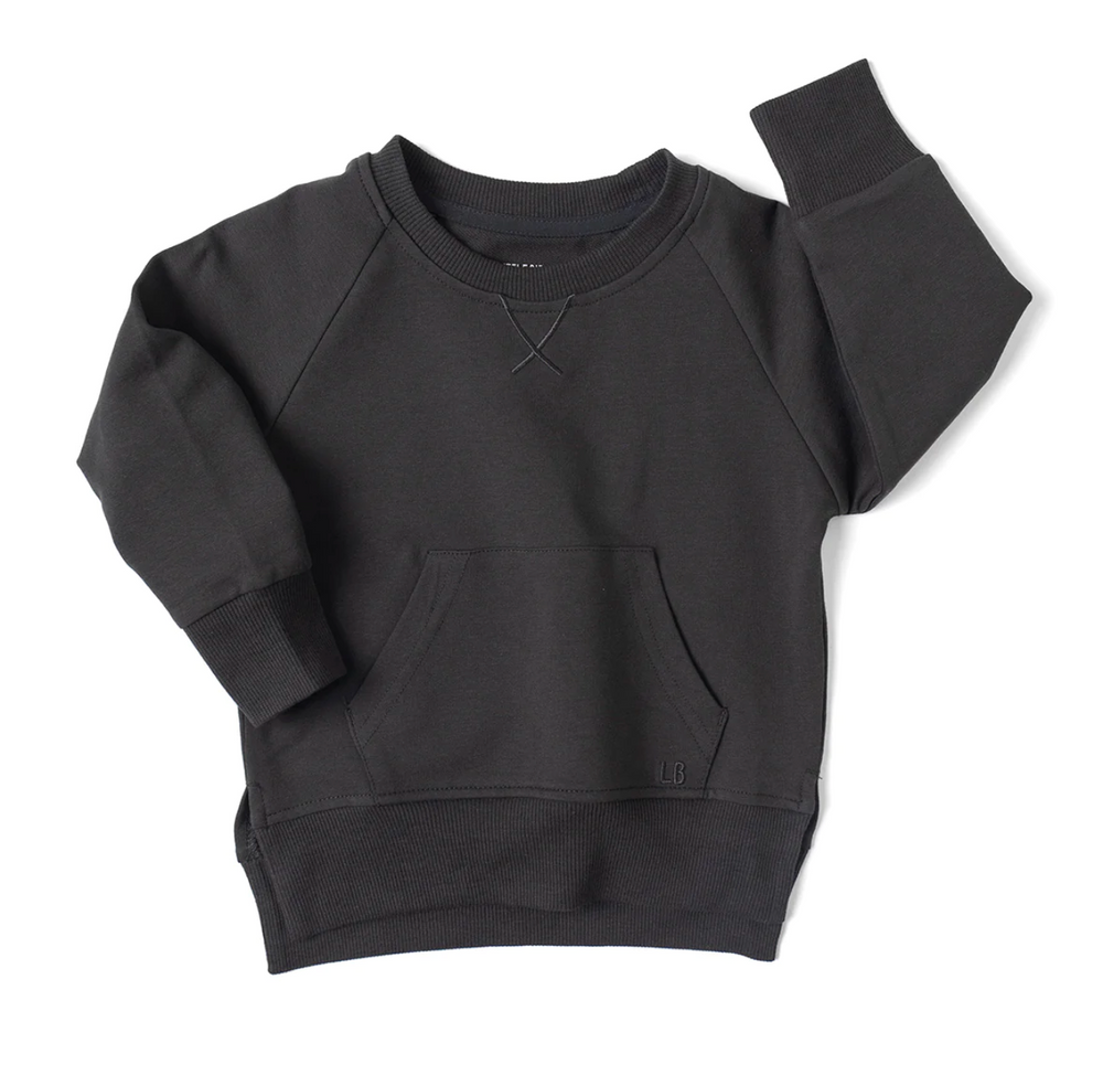 Little Bipsy - Charcoal Pocket Pullover