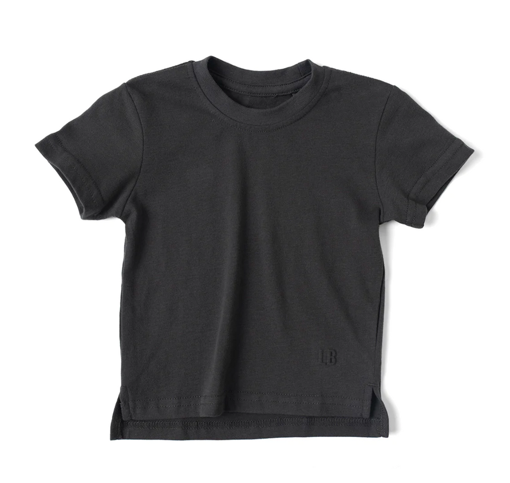Little Bipsy - Charcoal Elevated Tee