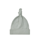 Quincy Mae - Sky Waffle Knotted Baby Hat