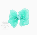 Beyond Creations - Large Waterproof Bow Clip in Aquamarine