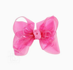Beyond Creations - Large Waterproof Bow Clip in Hot Pink