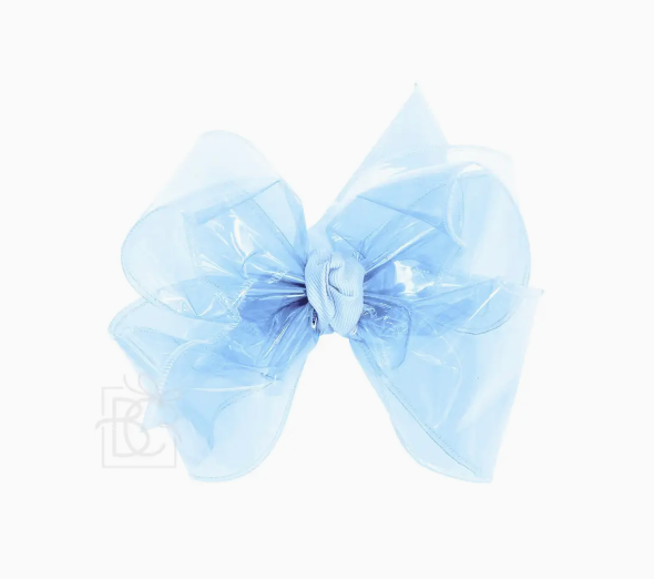 Beyond Creations - Large Waterproof Bow Clip in Millennium Blue
