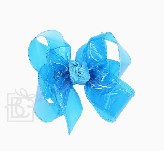 Beyond Creations - Large Waterproof Bow Clip in Turquoise