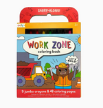 Ooly - Carry Along Crayon & Coloring Book Kit- Work Zone