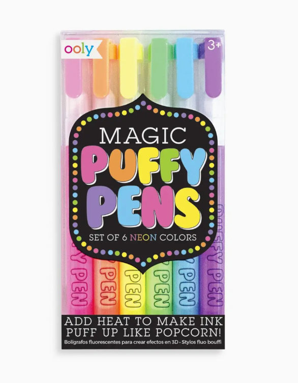 Ooly - Magic Neon Puffy Markers