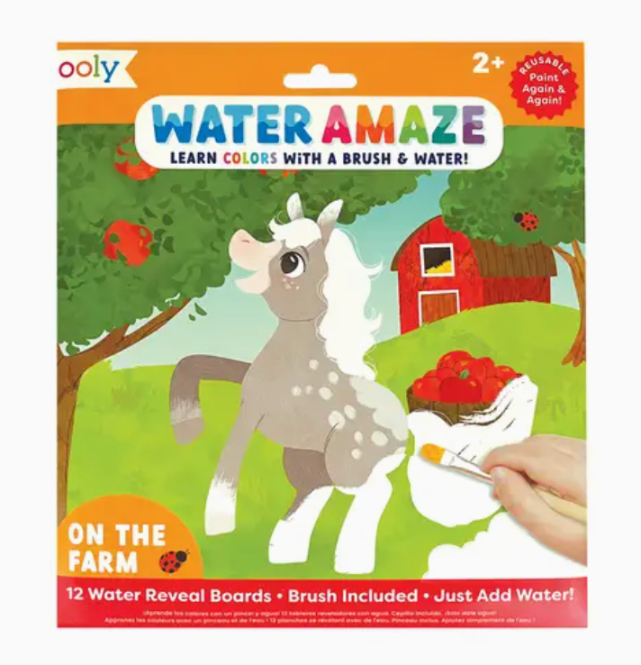 Ooly - Water Amaze Reveal Board- On the Farm