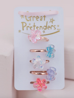 Great Pretenders - Boutique Shimmer Flower Rings