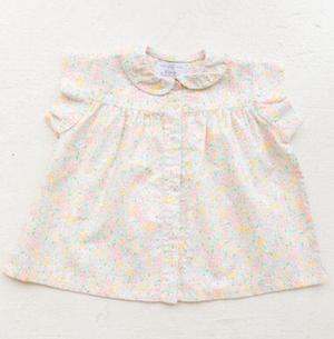 Little Paper Boat - Frannie 2 Piece Bloomer Set in Disty Floral