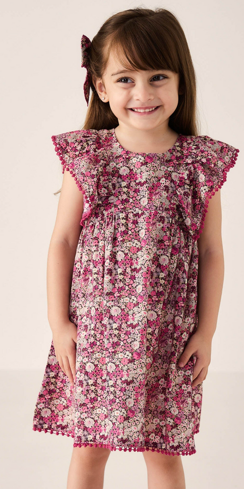 Jamie Kay - Organic Cotton Gabrielle Dress in Garden Print