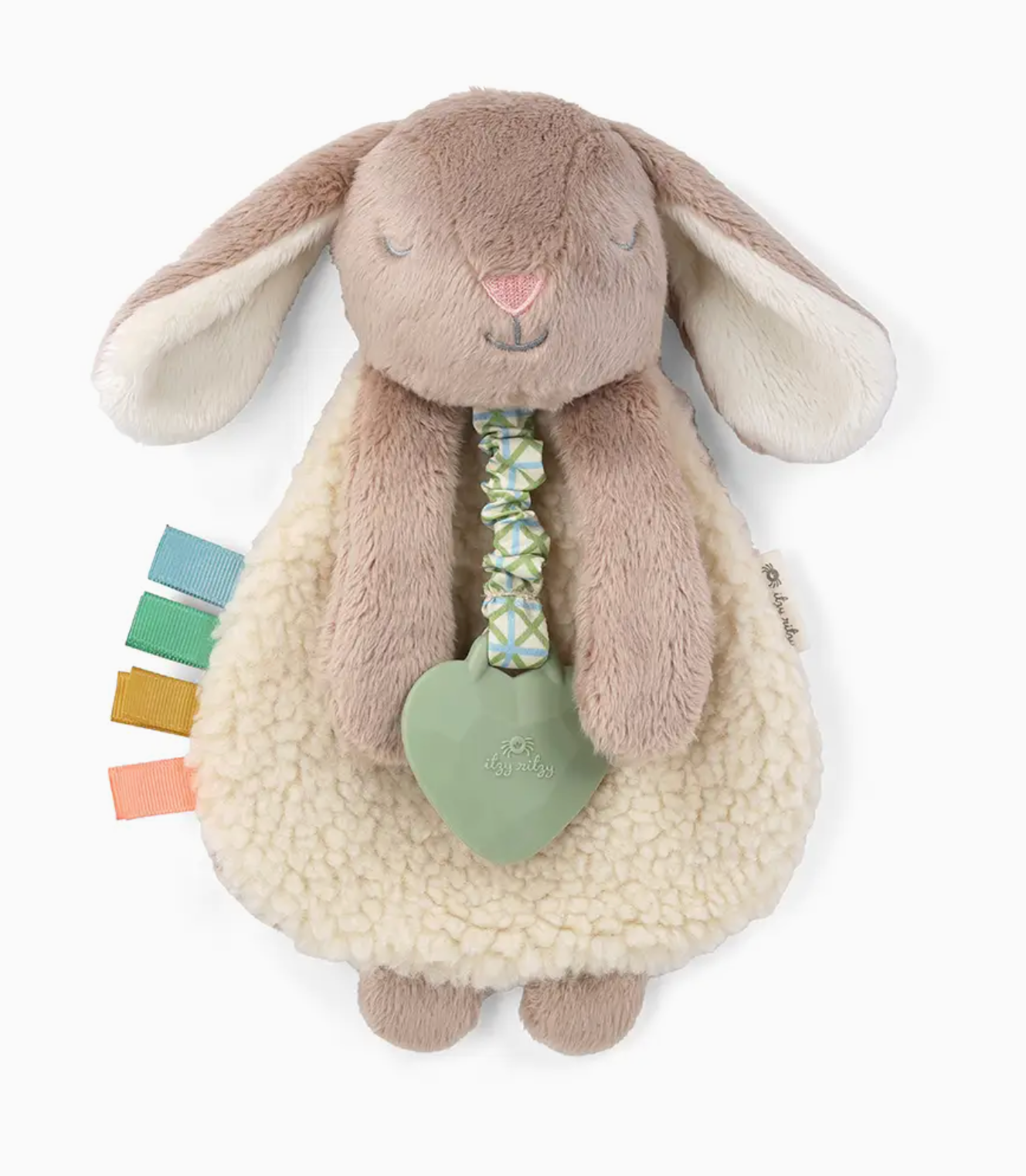 Itzy Ritzy - Taupe Bunny Itzy Friends Lovey Plush