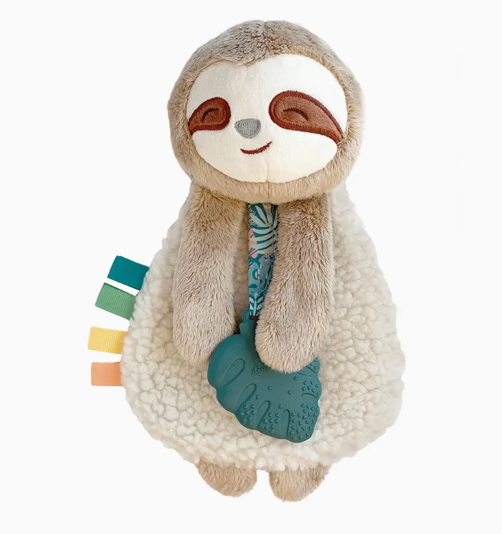 Itzy Ritzy - Taupe Sloth Itzy Friends Lovey Plush - Sweet E's Children ...