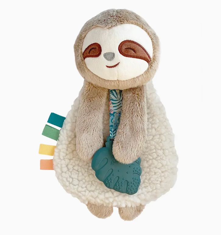 Itzy Ritzy - Taupe Sloth Itzy Friends Lovey Plush