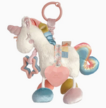 Itzy Ritzy - Unicorn Itzy Friends Link & Love Activity Plush with Teether