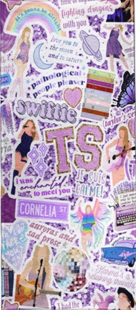 Taylor Swift Inspired Beach Towels - Purple Fearless