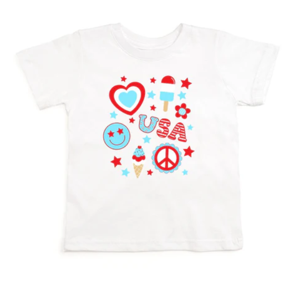 Sweet Wink - 4th of July Doodle SS T-Shirt