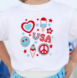Sweet Wink - 4th of July Doodle SS T-Shirt