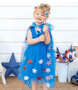 Sweet Wink - Patriotic Star Tank Tutu Dress