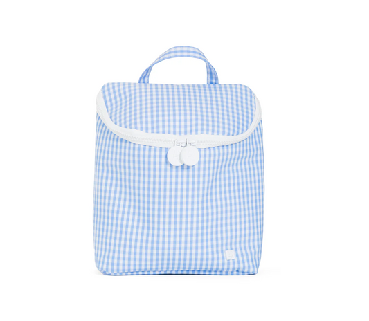 Insulated take-away lunch bag by TRVL Designs with sturdy handles, designed for keeping meals fresh on the go.
