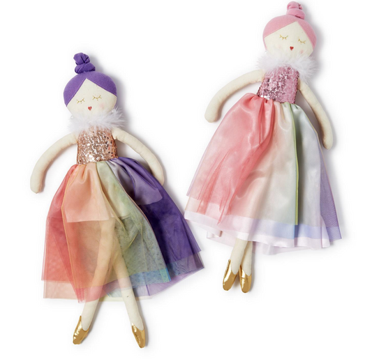 Cupcakes & Cartwheels - Hand-Crafted Prima Ballerina with Rainbow Tutu