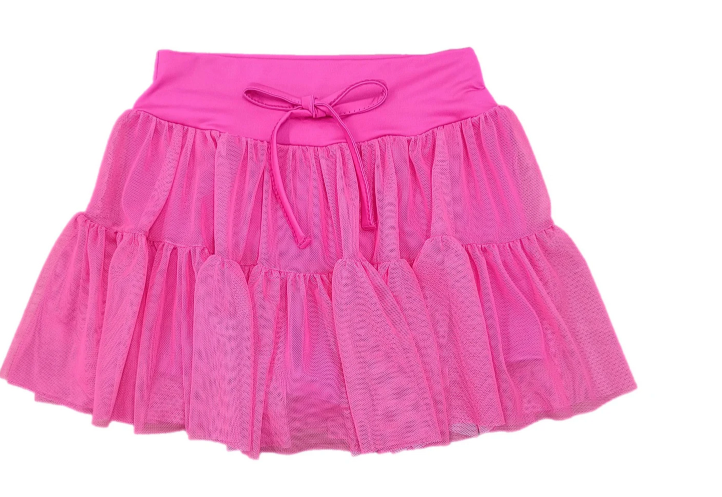 James & Lottie - Hot Pink Tiered Skort BE