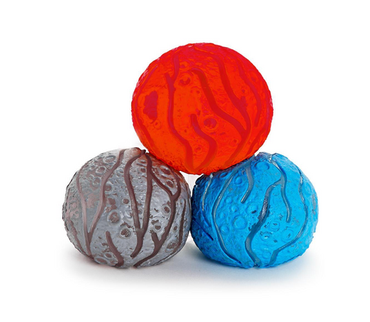 Cupcakes & Cartwheels - Molten Rock Meteorite Light Up Gel Bead Ball