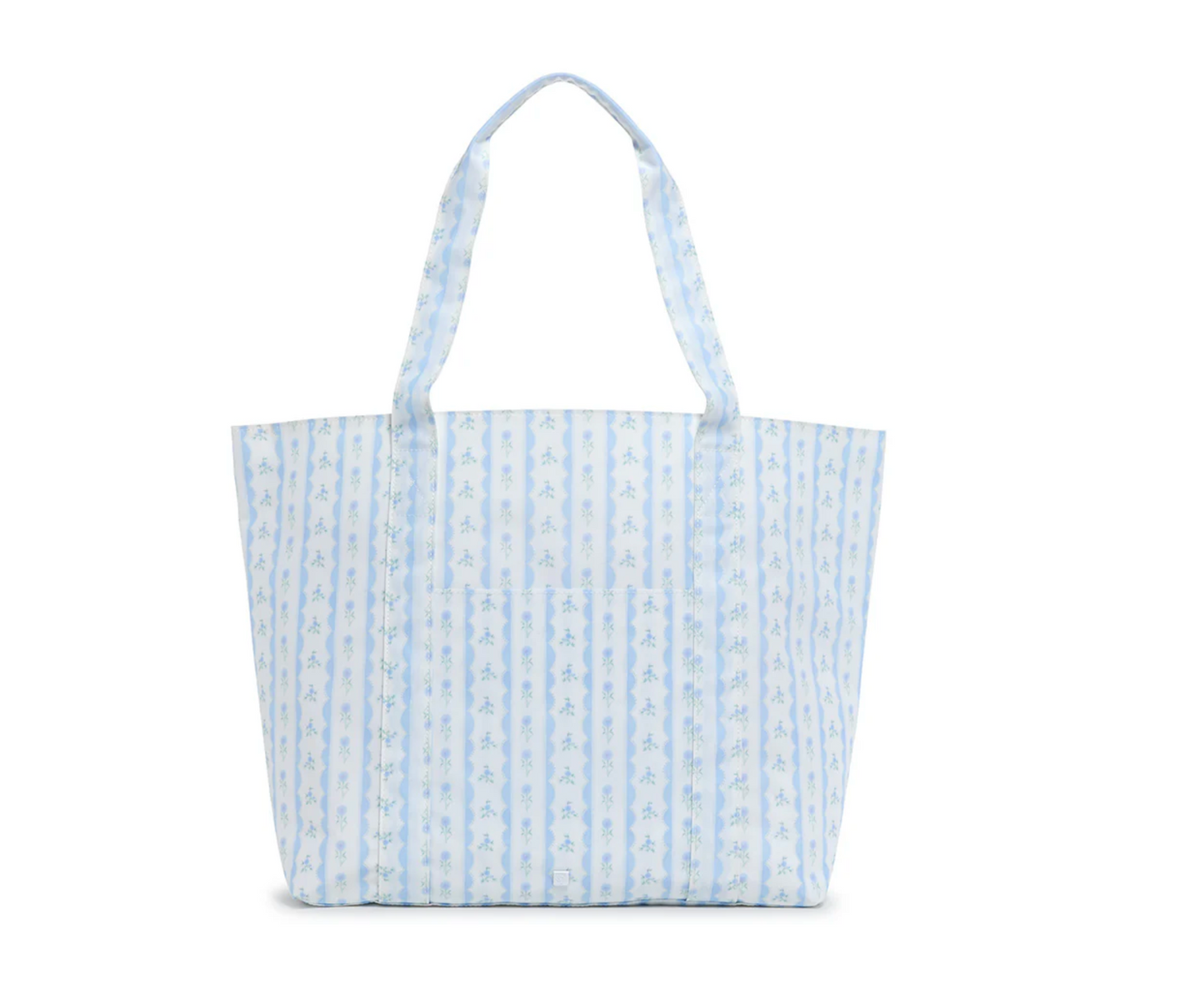Large TRVL Designs jumbo tote bag with sturdy handles and spacious interior, perfect for travel or shopping.