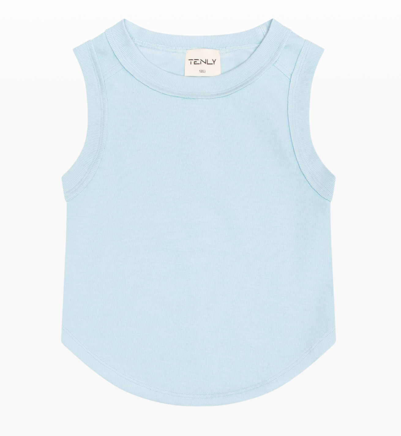 Calypso Rayon Rib Exposed Seam Tank Top