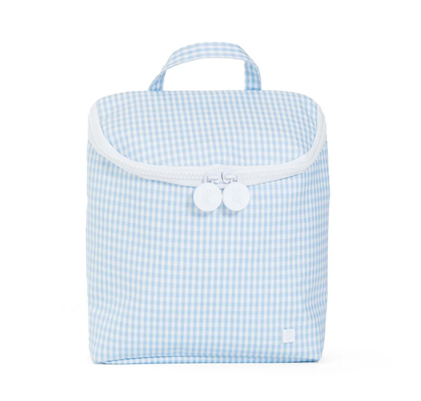 TRVL Designs insulated lunch bag for take-away, featuring a sleek, portable design with a zip closure and insulated interior.