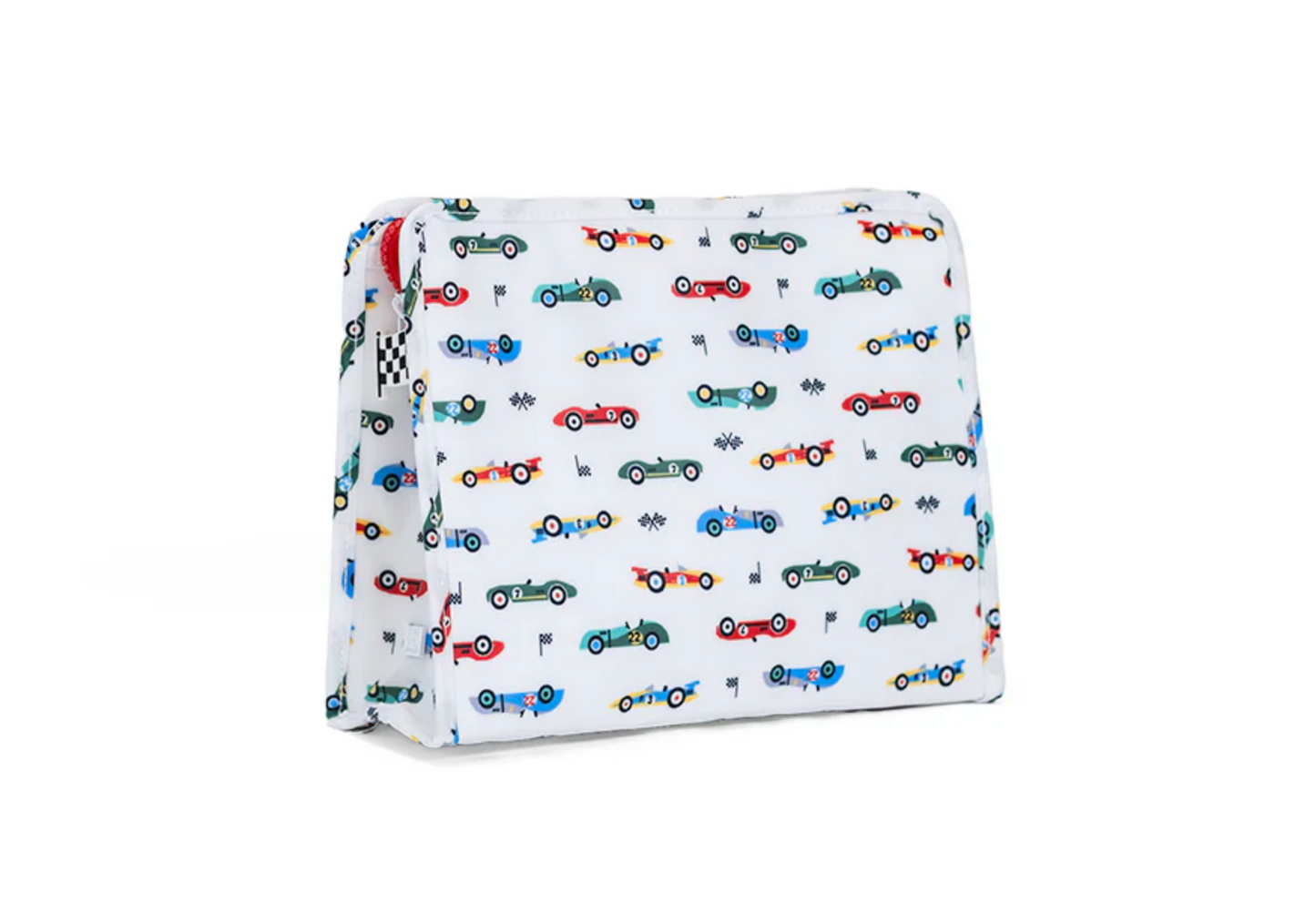 TRVL Designs Roadie large zip pouch with black fabric and zipper closure, suitable for travel accessories or small items.