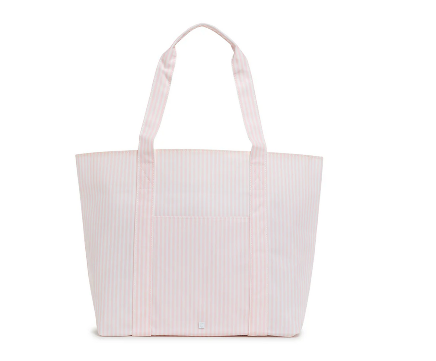 Large TRVL Designs jumbo tote bag with sturdy handles, featuring a spacious design ideal for travel or shopping.