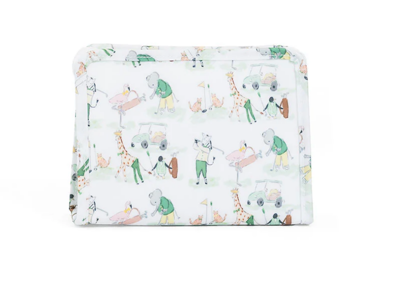 TRVL Designs Roadie Small Zip Pouch shown in a screenshot, featuring a compact, stylish zippered pouch with a modern design.