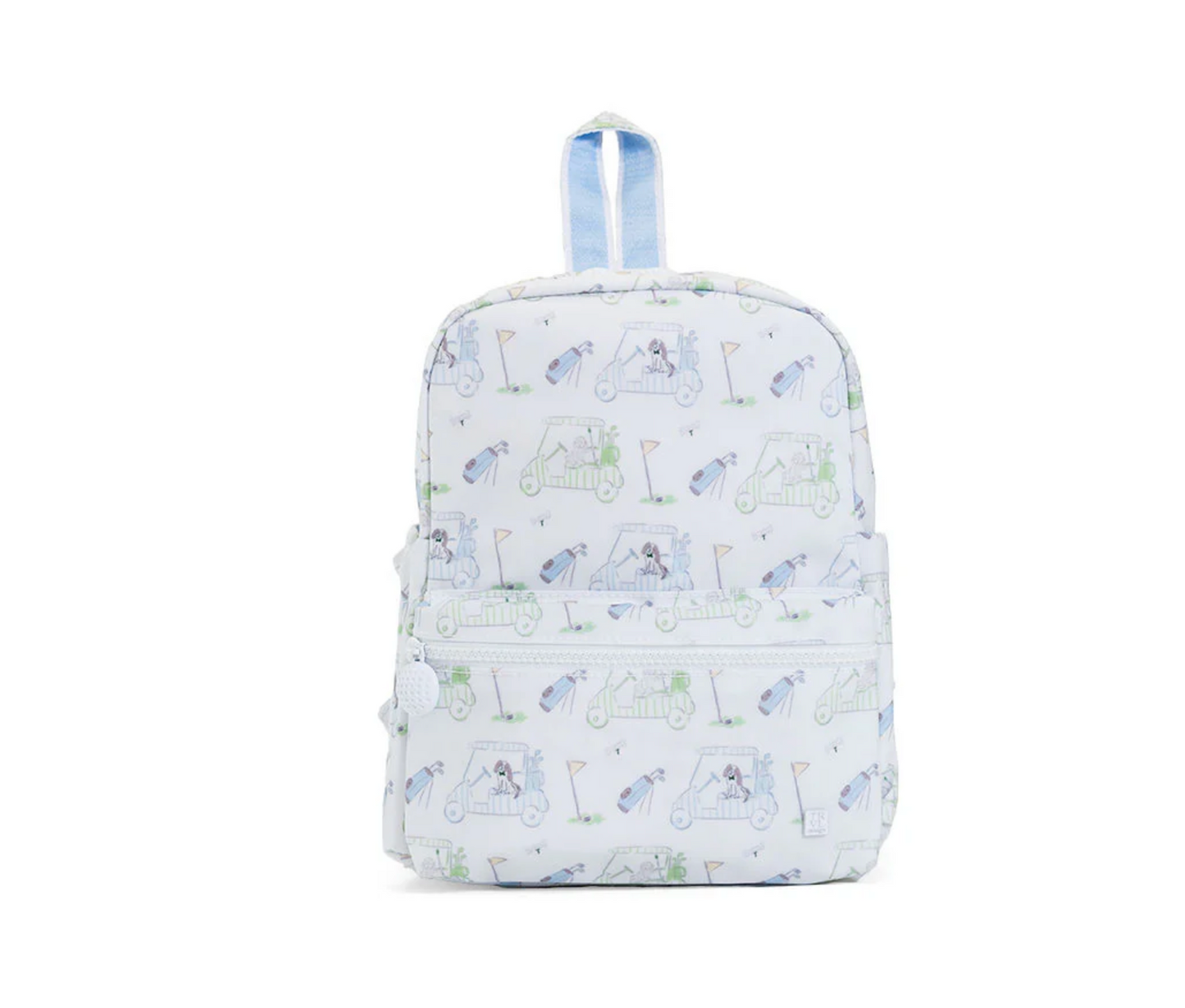 Screenshot of TRVL Designs Mini Backer, a compact travel-themed accessory with colorful design elements.
