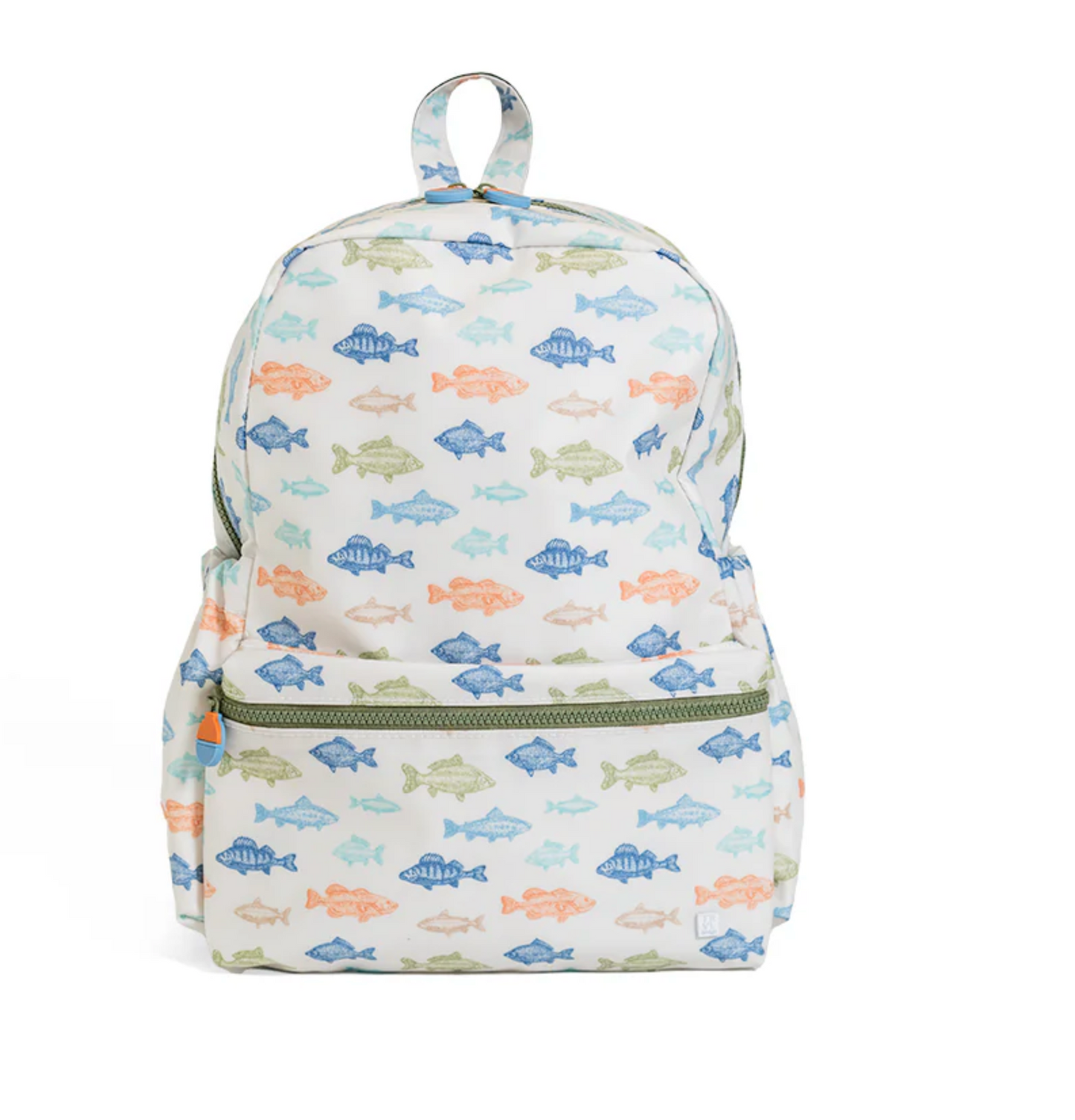 TRVL Designs backpack with multiple compartments and adjustable straps, shown in a screenshot. Durable travel bag for everyday use.