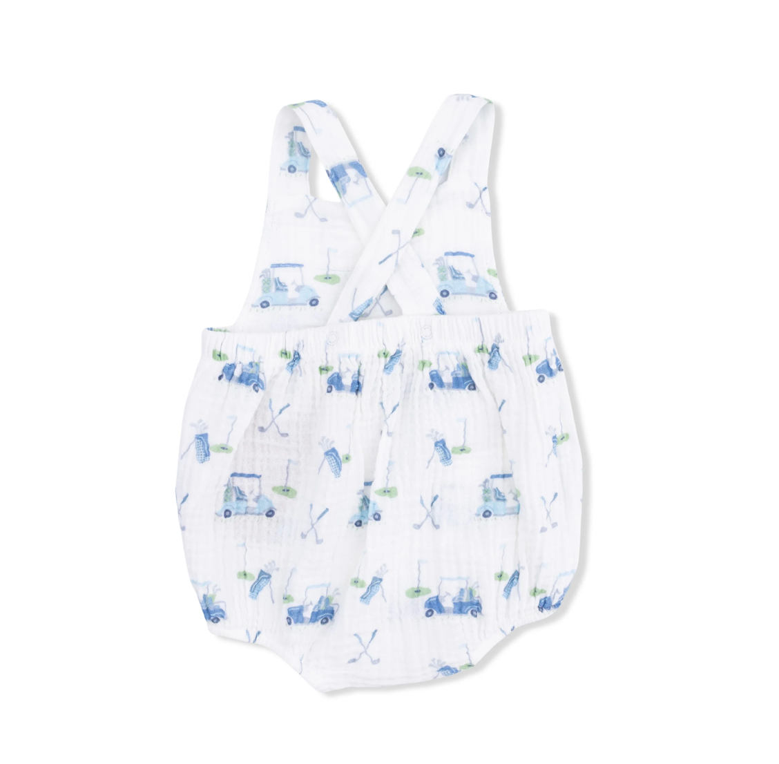 Blue Golf Carts Retro Sunsuit