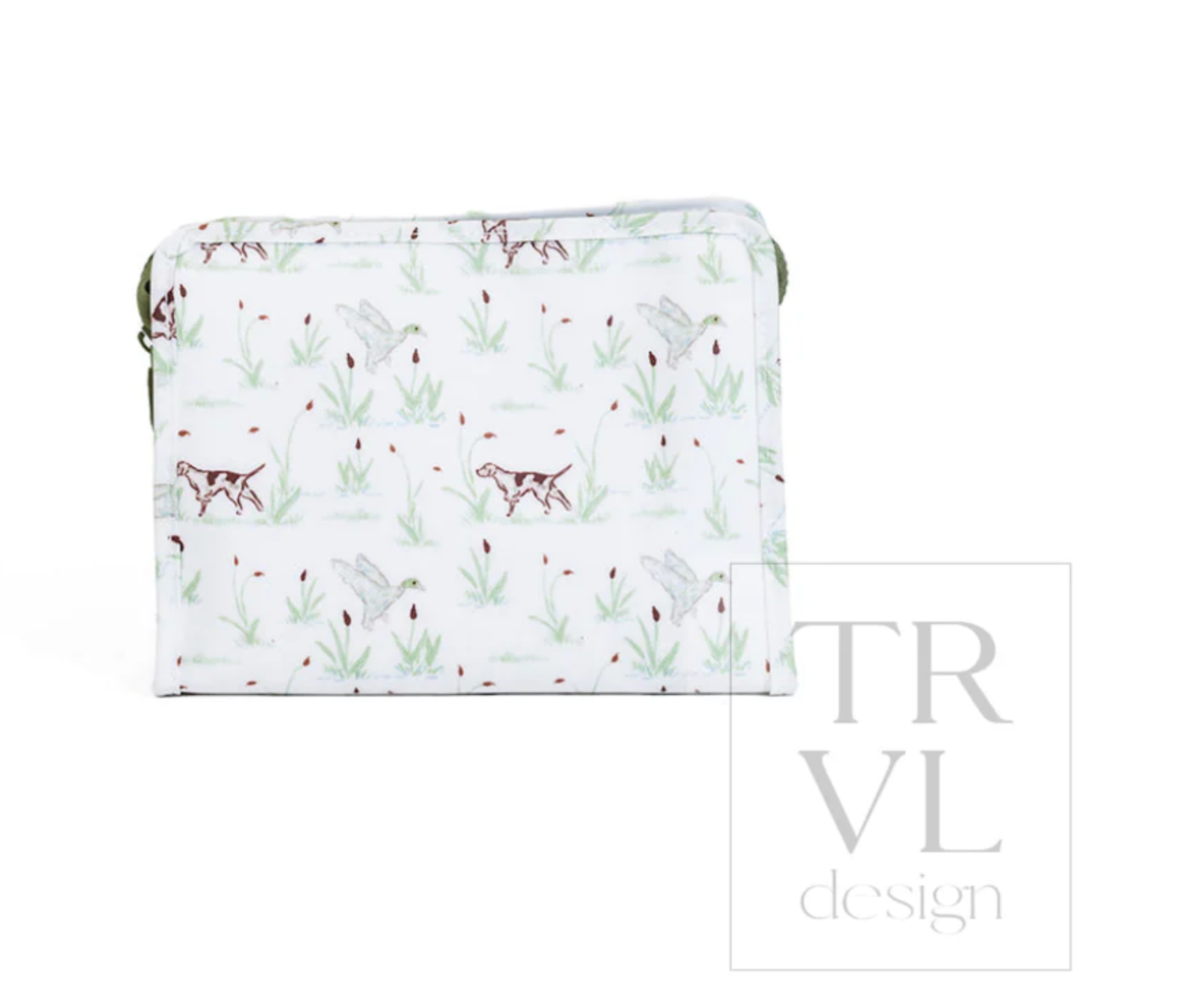 Medium zip pouch from TRVL Designs' Roadie collection, featuring a compact design with a zipper closure and stylish appearance.