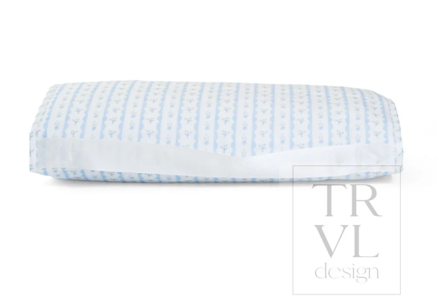 TRVL Designs nap mat with colorful design, soft fabric, and padded cushion, ideal for preschool or nap time.