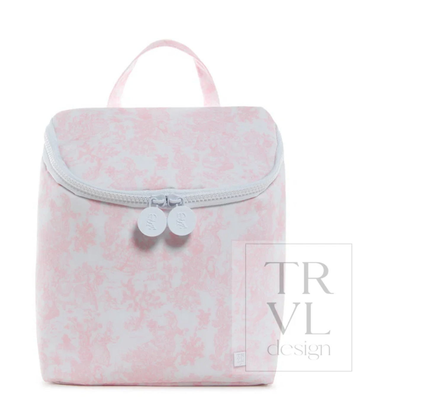 TRVL Designs insulated take away lunch bag with a sleek design, featuring a zip closure and carry handle for portable meal storage.