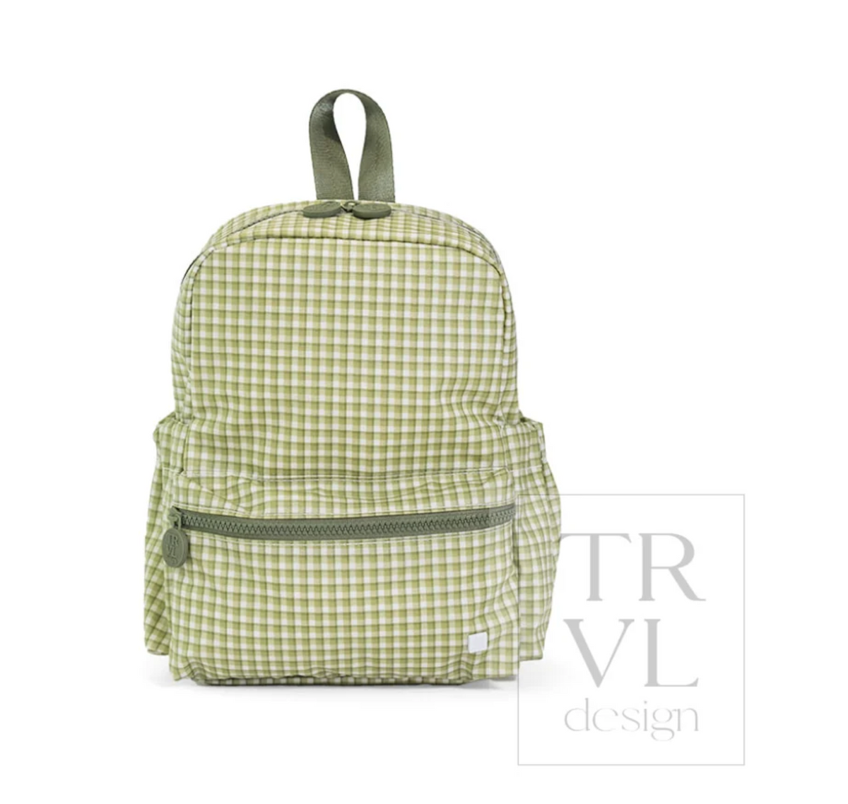 Screenshot of TRVL Designs Mini Backer, a compact, stylish accessory for travel organizers or luggage tags.