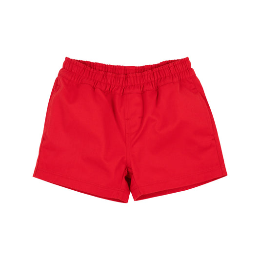 The Beaufort Bonnet Company - Sheffield Shorts - Richmond Red with Multicolor Stork