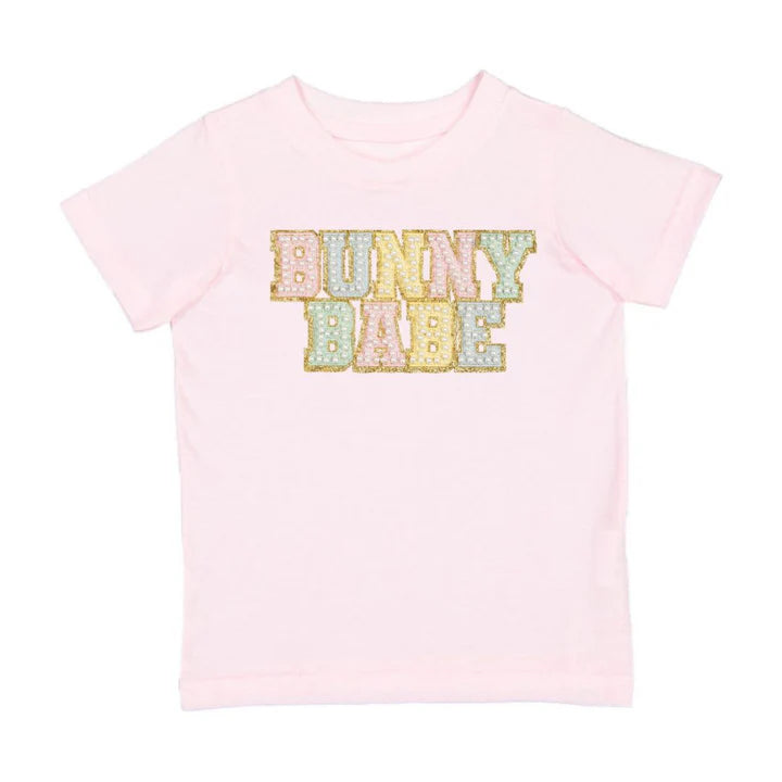 Sweet Wink - Bunny Babe Patch Easter Short Sleeve T-Shirt - Ballet