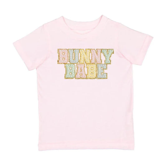 Sweet Wink - Bunny Babe Patch Easter Short Sleeve T-Shirt - Ballet