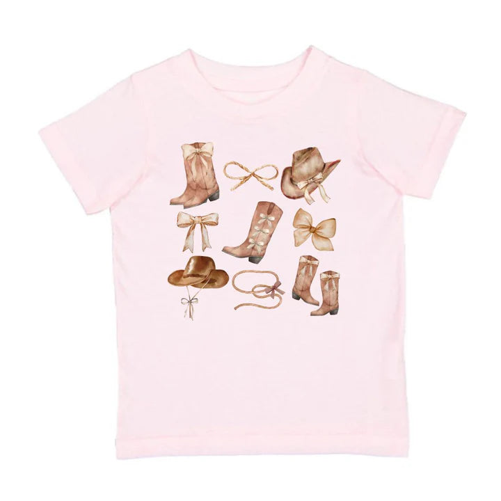 Sweet Wink - Cowgirl Cutie Short Sleeve T-Shirt - Ballet