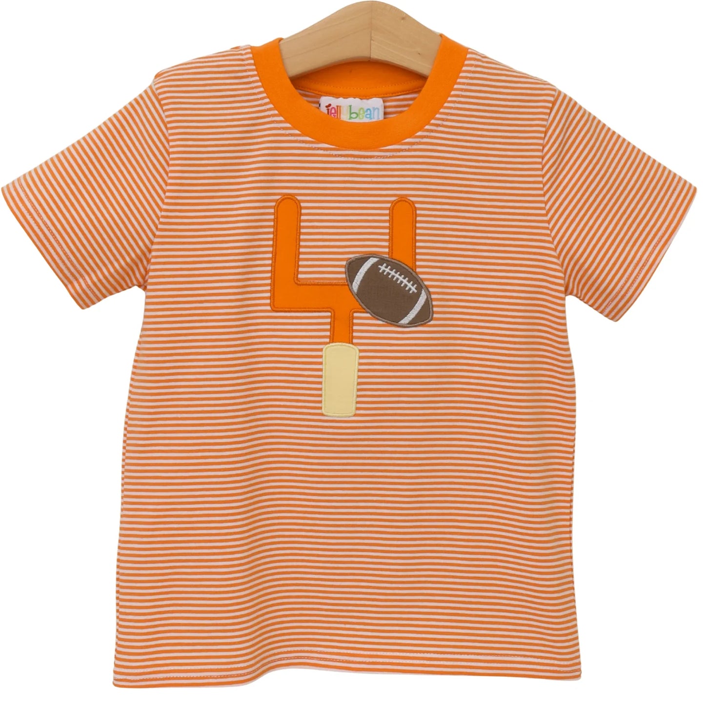 Orange & White Down, Set, Hut Shirt